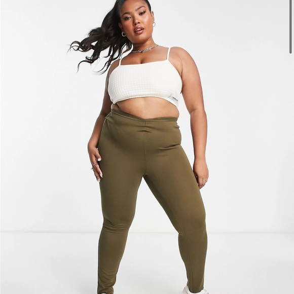 Sixth June Plus micro bralette in waffle - part
of a set. Yellow - Picture 2 of 4